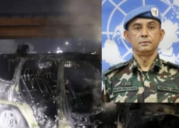 लेवनानमा शान्ति सेनामाथि आक्रमण, उपरथी ढकाल घाइते