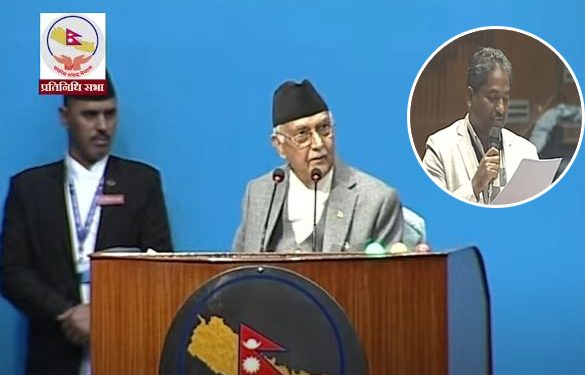 प्रभु साहको प्रश्नमा प्रधानमन्त्रीले दिएनन् जवाफ, आक्रोशित हुँदै घुरेर हेरे