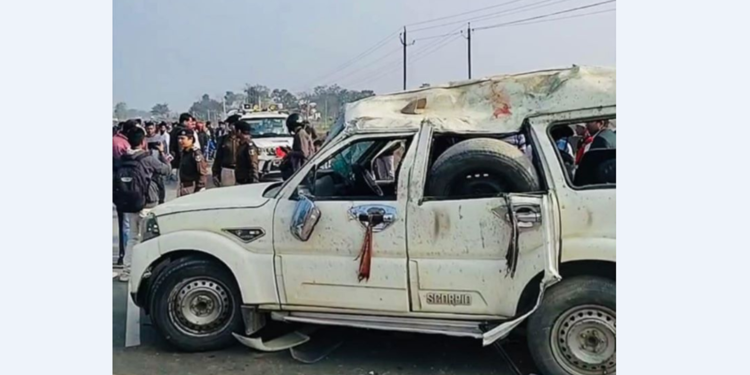 महाकुम्भ मेलाबाट फर्किंदै गरेका एकै परिवारका पाँच नेपालीको दुर्घटनामा मृत्यु