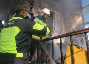 ललितपुरको सिभिल होम्सको एक घरमा आगलागी