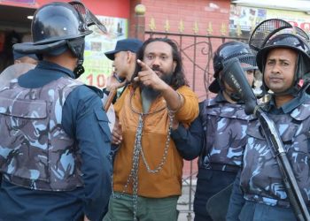 संसद भवन छिर्न खोज्दा दलित अभियन्ता खगेन्द्र सुनार पक्राउ