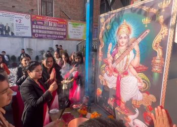 श्रीपञ्चमी : सरस्वतीको पूजा आराधनासहित वसन्त श्रवण गरेर मनाइँदै