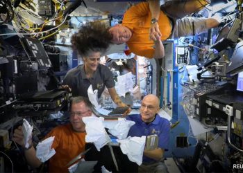 अन्तरिक्ष केन्द्र पुग्यो सुनिता लिन गएको क्रू-१० टिम(भिडियाे)