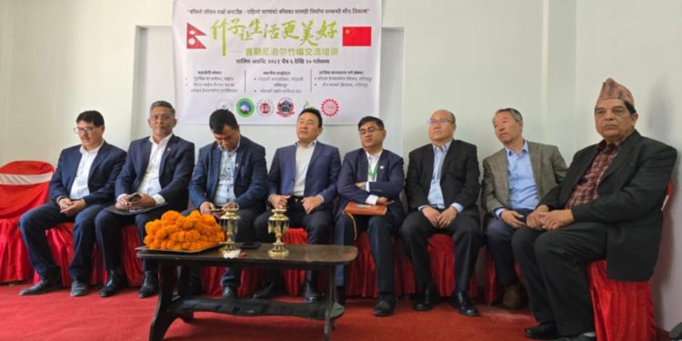 बाँसका सामग्री निर्माणसम्बन्धी सीप विकास तालिम सुरु