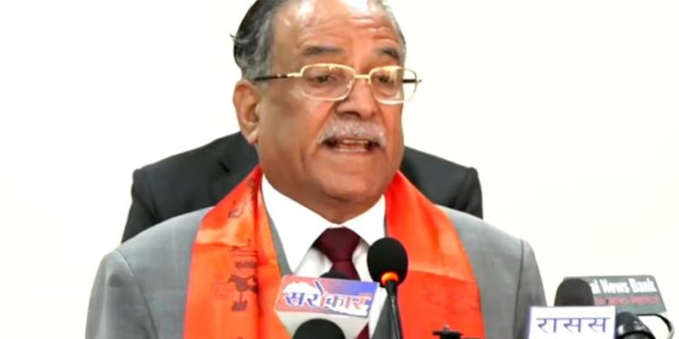 कांग्रेस–एमालेसँग मिलेर सरकार बनाउने कुनै नीति छैनः प्रचण्ड