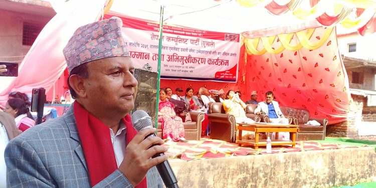 एमालेलाई बलियो बनाउन जरा अभियान सञ्चालन गरेका छौंः शंकर पोखरेल