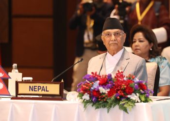 प्रधानमन्त्री ओलीले बिम्स्टेकको छैटौँ शिखर सम्मेलनलाई सम्बोधन गर्दै