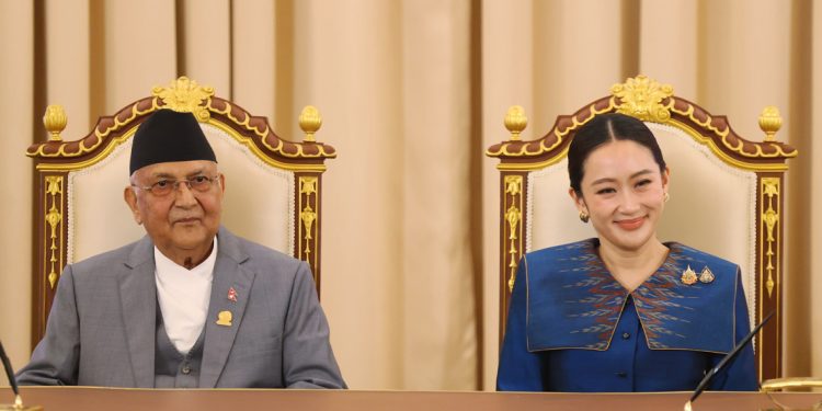 प्रधानमन्त्री ओली र थाइल्यान्डकी समकक्षी भेटवार्ता, महत्त्वपूर्ण सम्झौतामा हस्ताक्षर