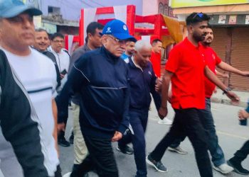 भैरहवामा मर्निङ वाकमा देखिए प्रचण्ड