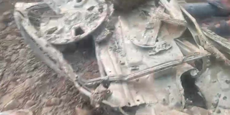 हेटौंडामा जमिनमुनि हराएको गाडीको भेटियो पाटपुर्जा