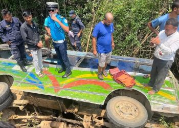 दाङमा बस दुर्घटना, २५ बढी घाइते, केहीको अवस्था गम्भीर