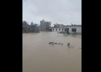 धनगढीलगायत आसपासका क्षेत्र जलमग्न(भिडियो)