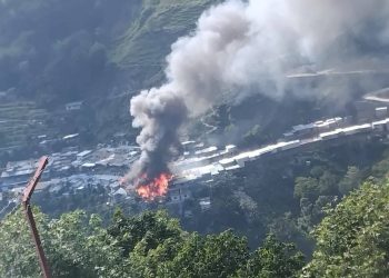 बाजुरा बाम्का बजारमा भीषण आगलागी