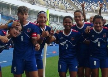 नेपालले लाओसलाई ९–० गोल अन्तरले हरायाे