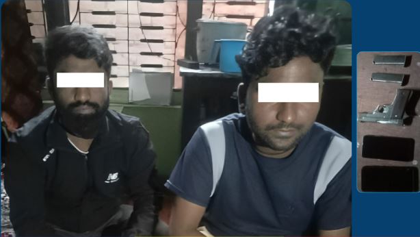 गौशालाबाट पेस्तोलसहित २ जना पक्राउ