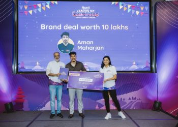 एनसेल ‘लीग अफ क्रिएटर्स’ अमनले जिते १० लाखको ब्रान्ड डिल