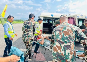 हिमाली गाउँपालिकामा जीप दुर्घटना: तीनको मृत्यु, १३ घाइतेको सेनाको हेलिकप्टरमार्फत उद्धार