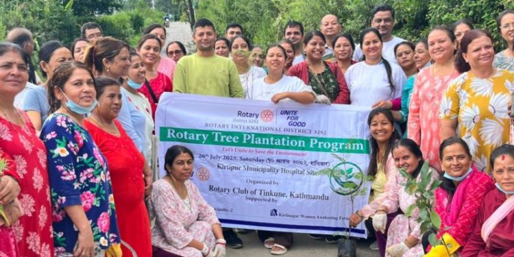 रोटरीद्वारा एकैदिन ५० हजार वृक्षारोपण, गभर्नर कोइरालाद्वारा सबैप्रति आभार