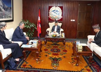 प्रधानमन्त्रीसँग स्विट्जरल्याण्डका विदेशममन्त्रीको भेट