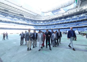 सात नम्बर जर्सी बोकेर रियल मड्रिड रंगशालामा प्रधानमन्त्रीको भ्रमण (तस्वीरहरू)