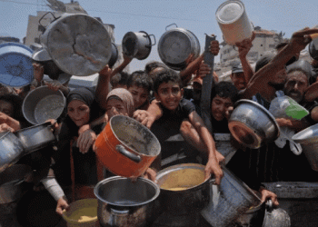 गाजामा भोकमरीको चपेटामा बालबालिका, नुन र पानीमा गुजारा