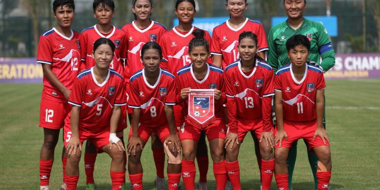 साफ यू-२० महिला च्याम्पियनसिप: नेपालको भुटानमाथि शानदार जित