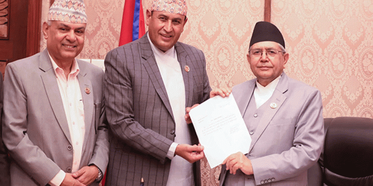 रामहरि खतिवडाले सभामुखलाई बुझाए राजीनामा