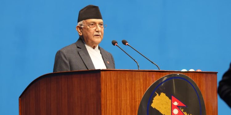 चीन भ्रमणबारे प्रधानमन्त्री ओलीले संसदलाई गराए जानकारी