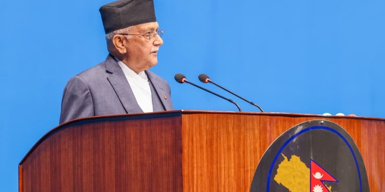 प्रधानमन्त्री ओलीको संसद् सम्बोधन : ‘०८४ सम्म यही राजनीतिक समीकरण, अस्थिरताको प्रयास विफल हुन्छ’