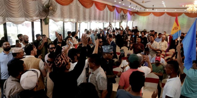 राप्रपाका युवा संगठन अधिवेशनमा झडप, प्रहरी परिचालन