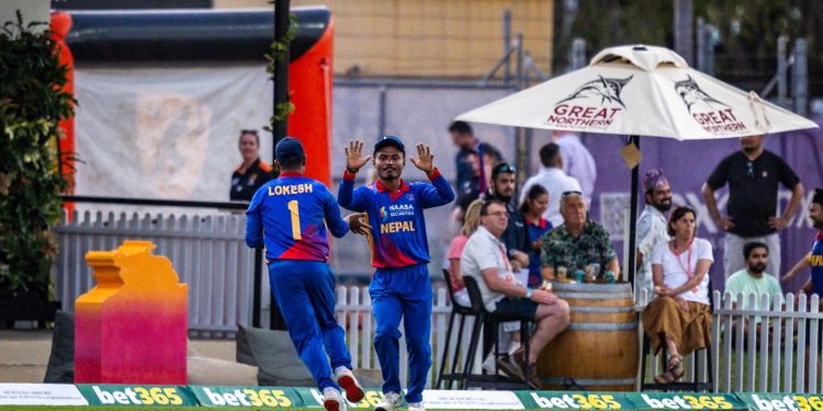 टप इन्ड टी–२० सिरिज: नेपाल नर्दन टेरिटोरीसँग ४२ रनले पराजित