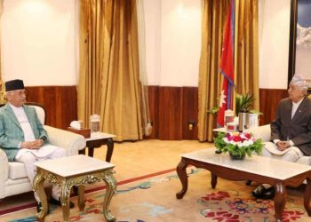 राष्ट्रपति र प्रधानमन्त्रीबीच भेटवार्ता