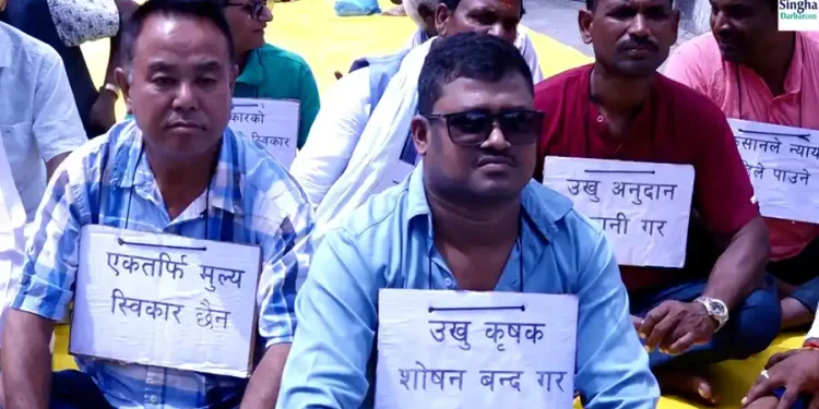 उखु किसान र सरकारबीच सिहंदरवारमा वार्ता