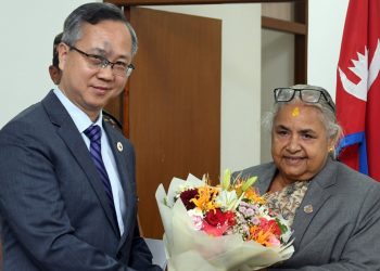 प्रधानमन्त्री कार्की र चिनियाँ राजदूतबीच भेटवार्ता