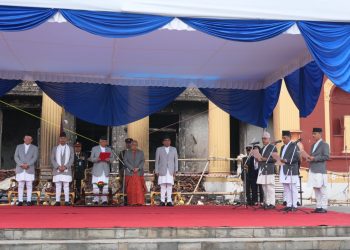 नवनियुक्त ३ मन्त्रीले लिए शपथ