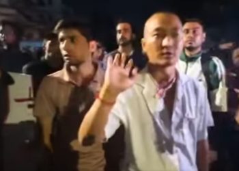 सुदन गुरुङको समूहद्वारा बालुवाटारमा नाराबाजी, प्रधानमन्त्रीको राजीनामा माग