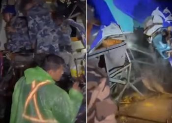 चितवनमा दुई बस ट्रकमा ठोकिँदा ३३ जना घाइते