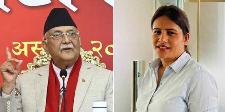 एमाले केन्द्रीय कमिटी बैठक : उषाकिरणले मागिन् अध्यक्ष ओलीको राजीनामा