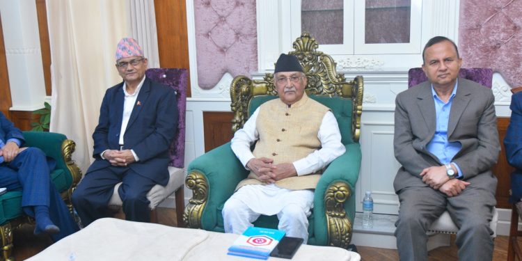 एमाले सचिवालय बैठक गुण्डुमा जारी