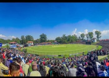 टीयू क्रिकेट मैदान वरपर भीडभाड नगर्न प्रहरीको अनुरोध