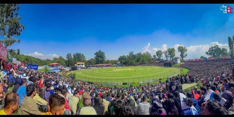 टीयू क्रिकेट मैदान वरपर भीडभाड नगर्न प्रहरीको अनुरोध