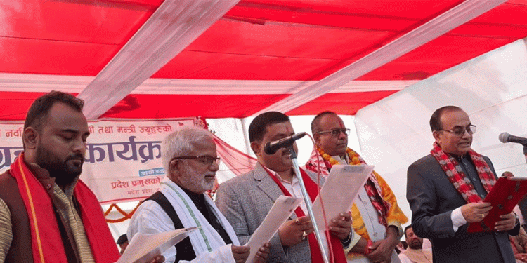 मुख्यमन्त्री यादवद्वारा ३ मन्त्री नियुक्त, जनमतका महेशले पाए अर्थ मन्त्रालयको जिम्मेवारी