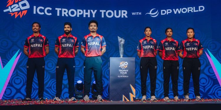 नेपाली क्रिकेट टिमको टी-२० विश्वकपको जर्सी सार्वजनिक