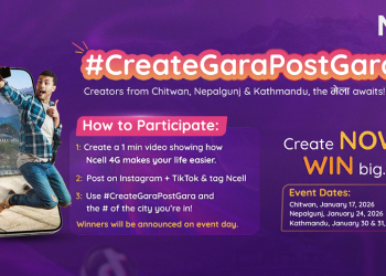 एनसेलको सहयोगमा ‘क्रिएटर्स मेला’ तीन सहरमा आयोजना हुँदै