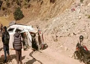 जाजरकोटमा बोलेरो जिप दुर्घटना: दुई जनाको मृत्यु, चार घाइते