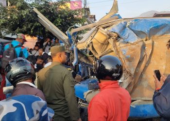 धरान दुर्घटना :  मृत्यु हुने ५ जनाको पहिचान खुल्यो