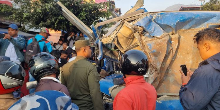 धरान दुर्घटना :  मृत्यु हुने ५ जनाको पहिचान खुल्यो