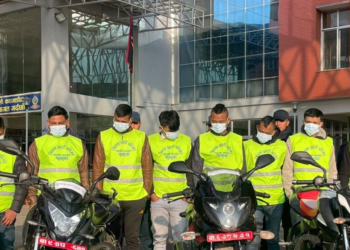 काठमाडौंमा गोली हानेर लुटेरा नियन्त्रणमा