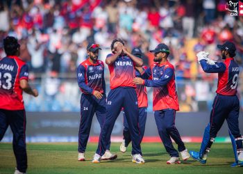 विश्वकपको पहिलो खेलमा नेपाल इंग्ल्यान्डसँग ४ रनले पराजित