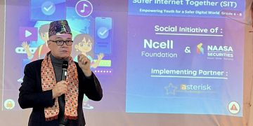 सुरक्षित इन्टरनेट दिवस २०८२ः एनसेल फाउन्डेसनद्वारा ‘सेफर इन्टरनेट टुगेदर’ कार्यक्रम सुरु